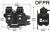 Radium DFPR, tryckregulator med 2 stycken olika tryck 