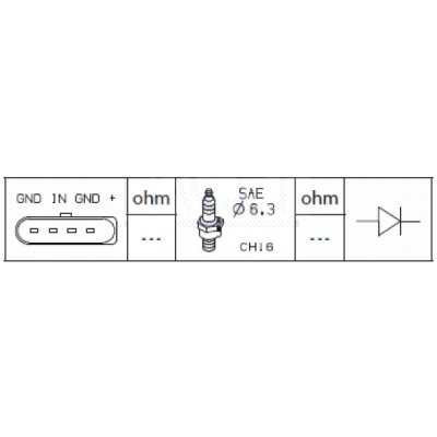 Tändspole VAG Bosch Lång