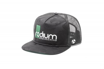 Radium Black camo trucker Hat