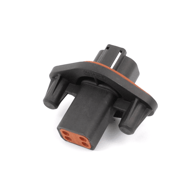 Amphenol 4 Pol Flange Mount with solid pins