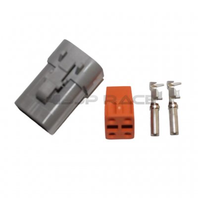 Deutsch DTP 2-pol Male with stamped pins