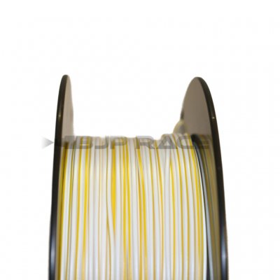 Vit/gul 4.0mm2 kabel 5 Meter