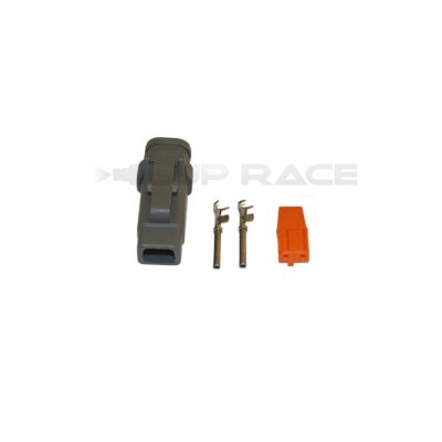 Deutsch DTM 2-pol Male For Seal with stamped pins