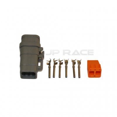 Deutsch DTM 6-pol Hane För Tätning med stämplade stift