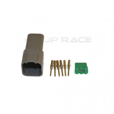 Deutsch DT 6-pol Female with solid pins