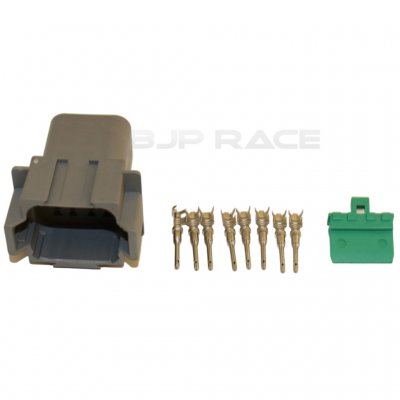 Deutsch DT 8-pol Hona med stämplade stift