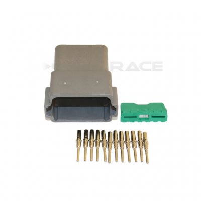 Deutsch DT 12-pol Female with solid pins