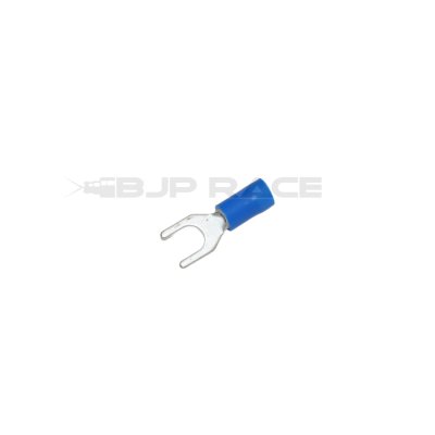 Kabelsko blå gaffel 5,3mm 10-Pack