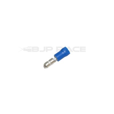 Terminal blue round male 4mm 10-Pack