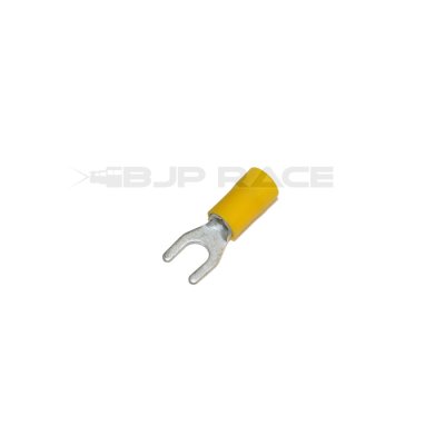 Terminal yellow fork 5,3mm 10-Pack