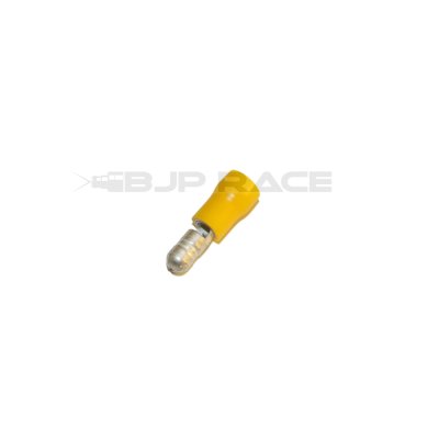 Kabelsko gul rund hane 5mm 10-Pack