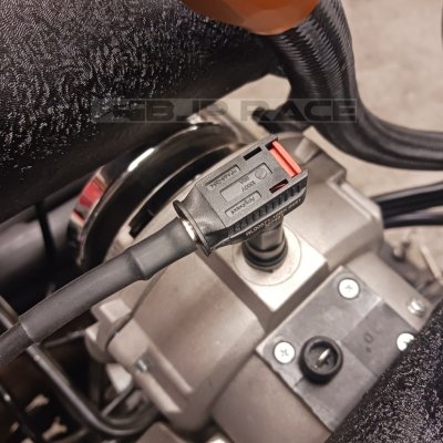 Röd Radlok 150A snabbkoppling 8mm 35mm2 