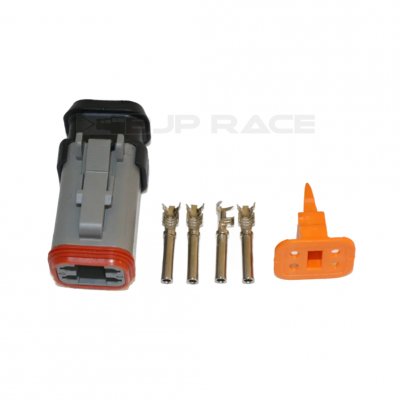 Deutsch DT 4-pol Hane för tätning med stämplade stift