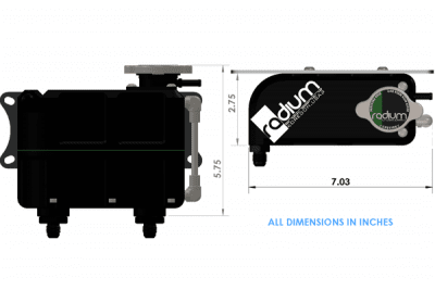 Radium Universal Expansions tank 0.75 Liter
