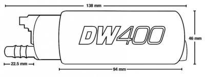 DW400 pump dimensions