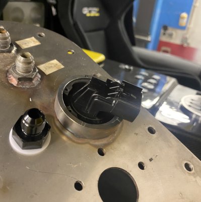 Universal electrical bulkhead with welding flange in steel