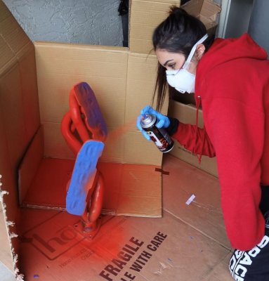 VHT Flameproof Matt Röd