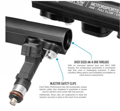 BMW M60/62 V8 Nuke Fuelrail