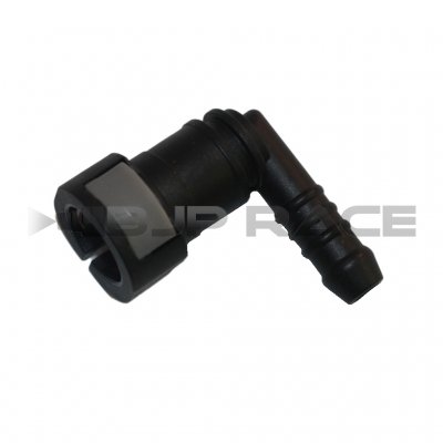 Push-Loc för 3/8" och 9,5mm 90° till 8mm slang 